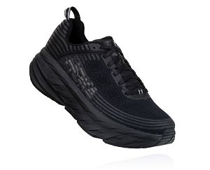 Hoka One One Bondi 6 Womens Orthopedic Shoes Black/Black | AU-1453970